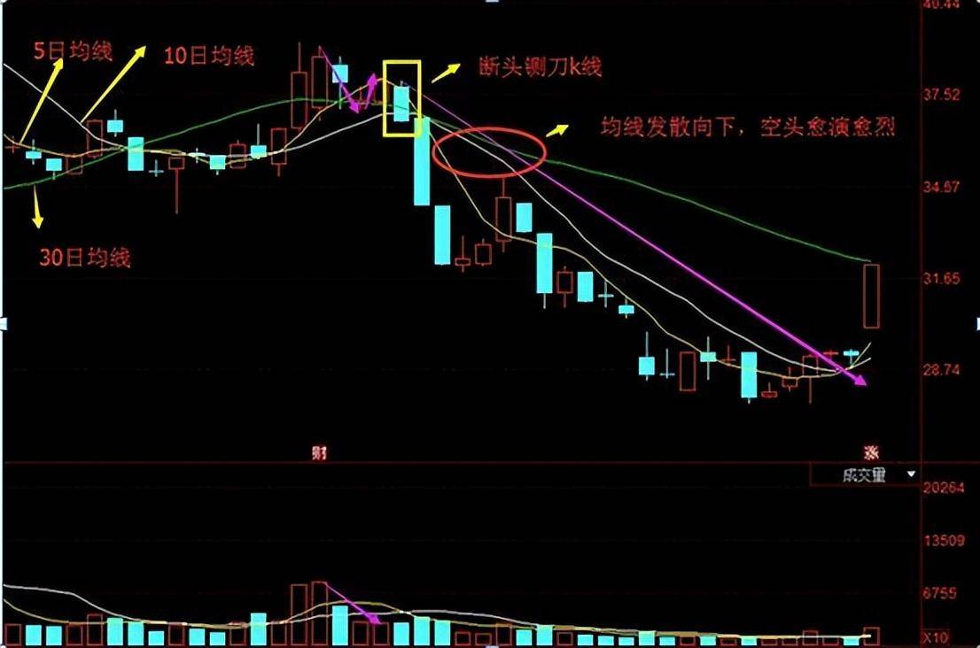 成功交易者的忠告遇上断头铡刀赶紧逃清仓才是最佳选择！
