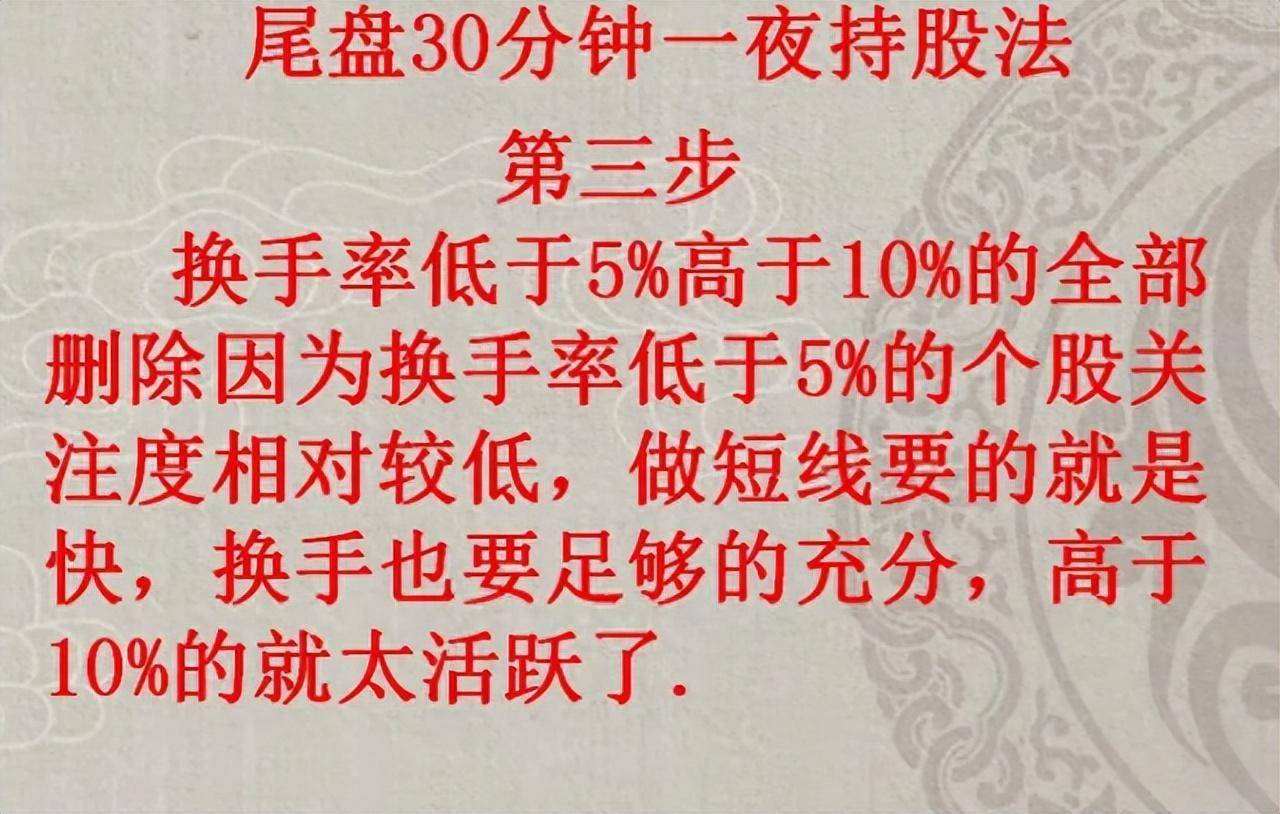 炒股只看收盘30分钟就能精准判断明天的涨跌！窍门竟是这8点