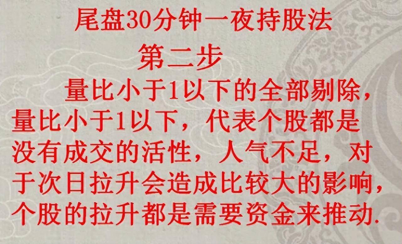 炒股只看收盘30分钟就能精准判断明天的涨跌！窍门竟是这8点