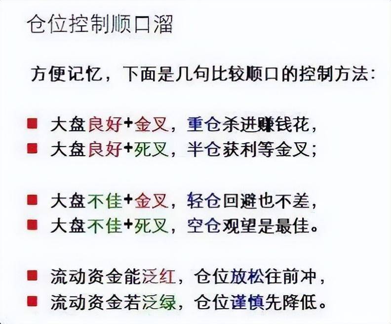 中国股市永不踏空和永不满仓仅仅8字终身受用！精辟