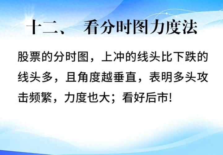 宁波一位炒股前辈几乎不盯盘只看开盘十分钟把握一天的走势