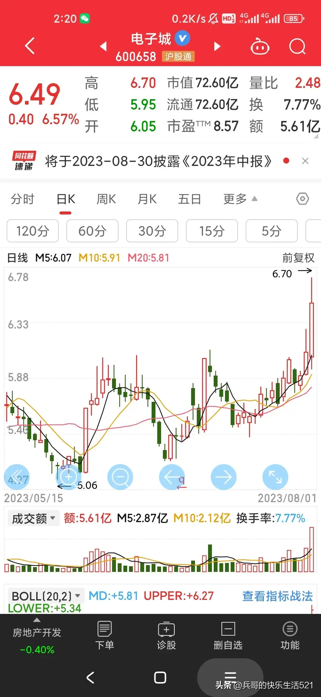 股票操作的一些要点