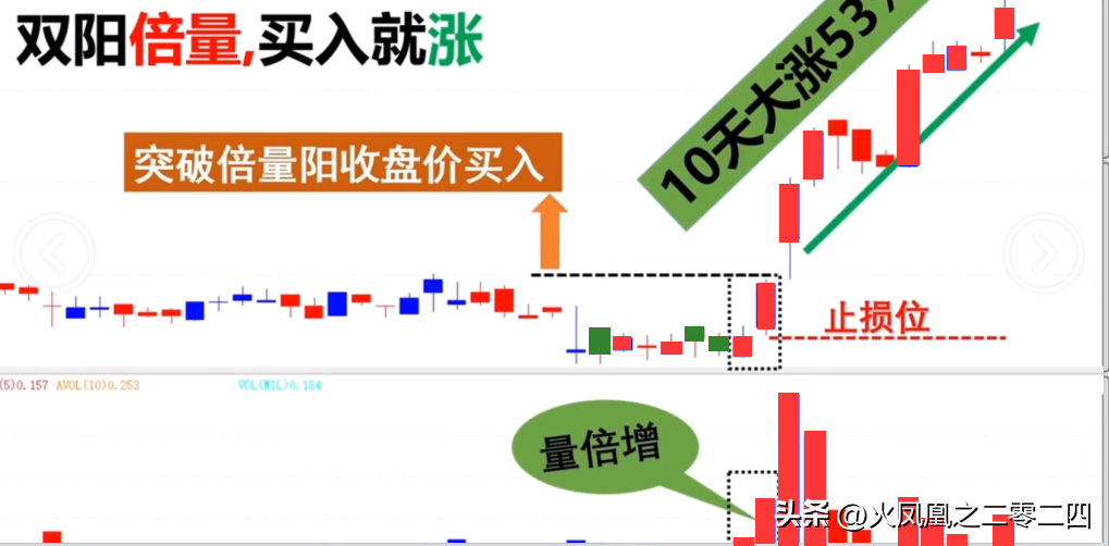 寻找主力爆涨模型双阳倍量起爆