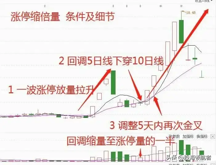 涨停缩倍量战法抓强势股的低吸良机！