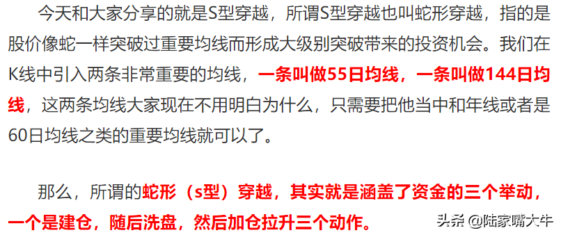 干货均线S型穿越形态突破压力判趋势！