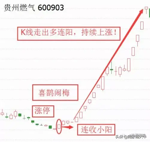 喜鹊闹梅形态非常明显的看涨信号低风险追涨