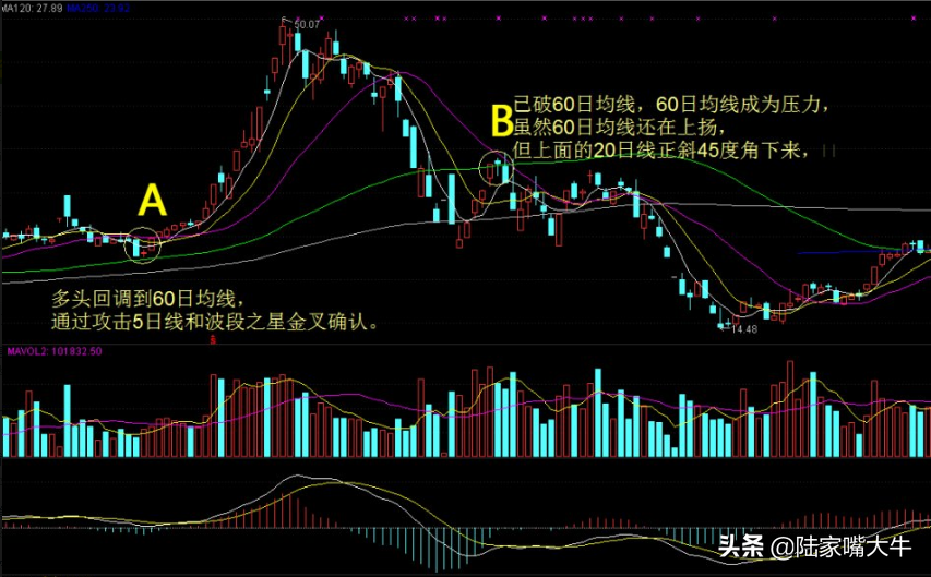 均线交易系统巧用5日10日和60日均线选强势大黑马