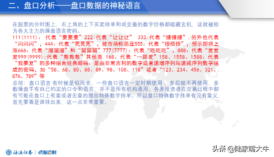 如何洞悉主力意图读懂盘口语言密码？