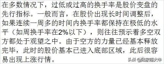 按换手率买股票并不难搞懂这8点就够了换手率选强势股步骤