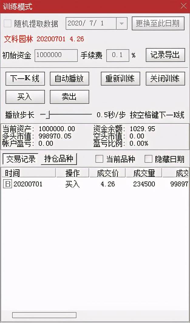 量化炒股13炒股软件中的实盘和复盘工具