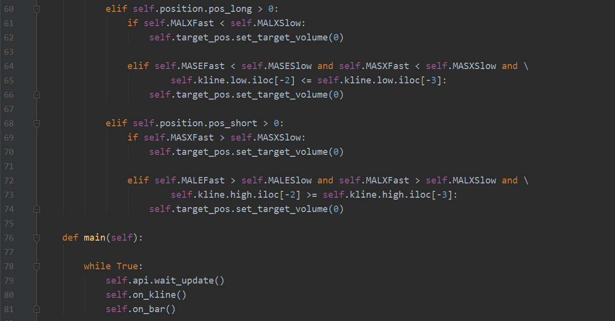 Python量化实战之4均线交易策略