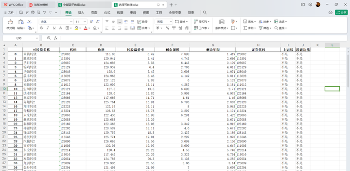 综合交易模型可转债强制赎回处理函数计算因子表源代码