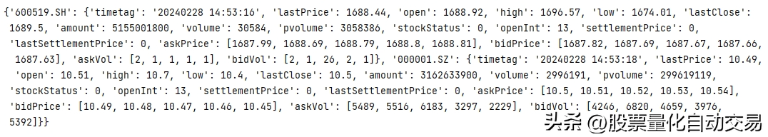 Python炒股自动化3分析取回的实时数据和历史数据