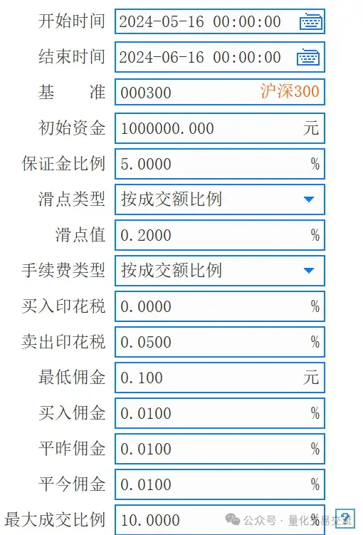 用QMT回测一个策略