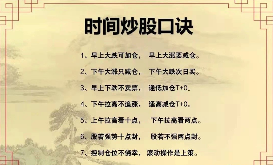 中国股市A股市场流传6大经典口诀因其准确度较高被传颂至今