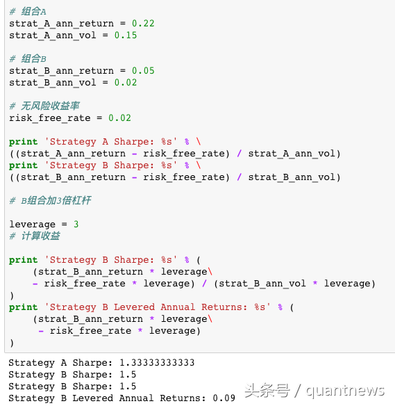 Quantopian量化交易杠杆