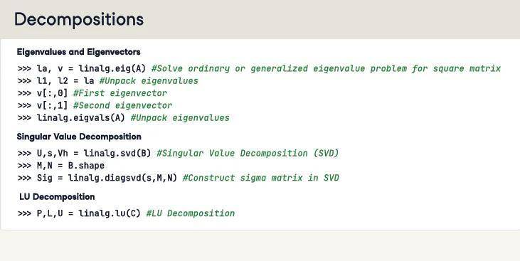 pythonSciPy用法一览表