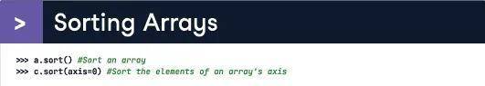 pythonnumPy用法一览表