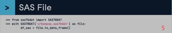 python从8种外部数据源导入数据的方法一览表