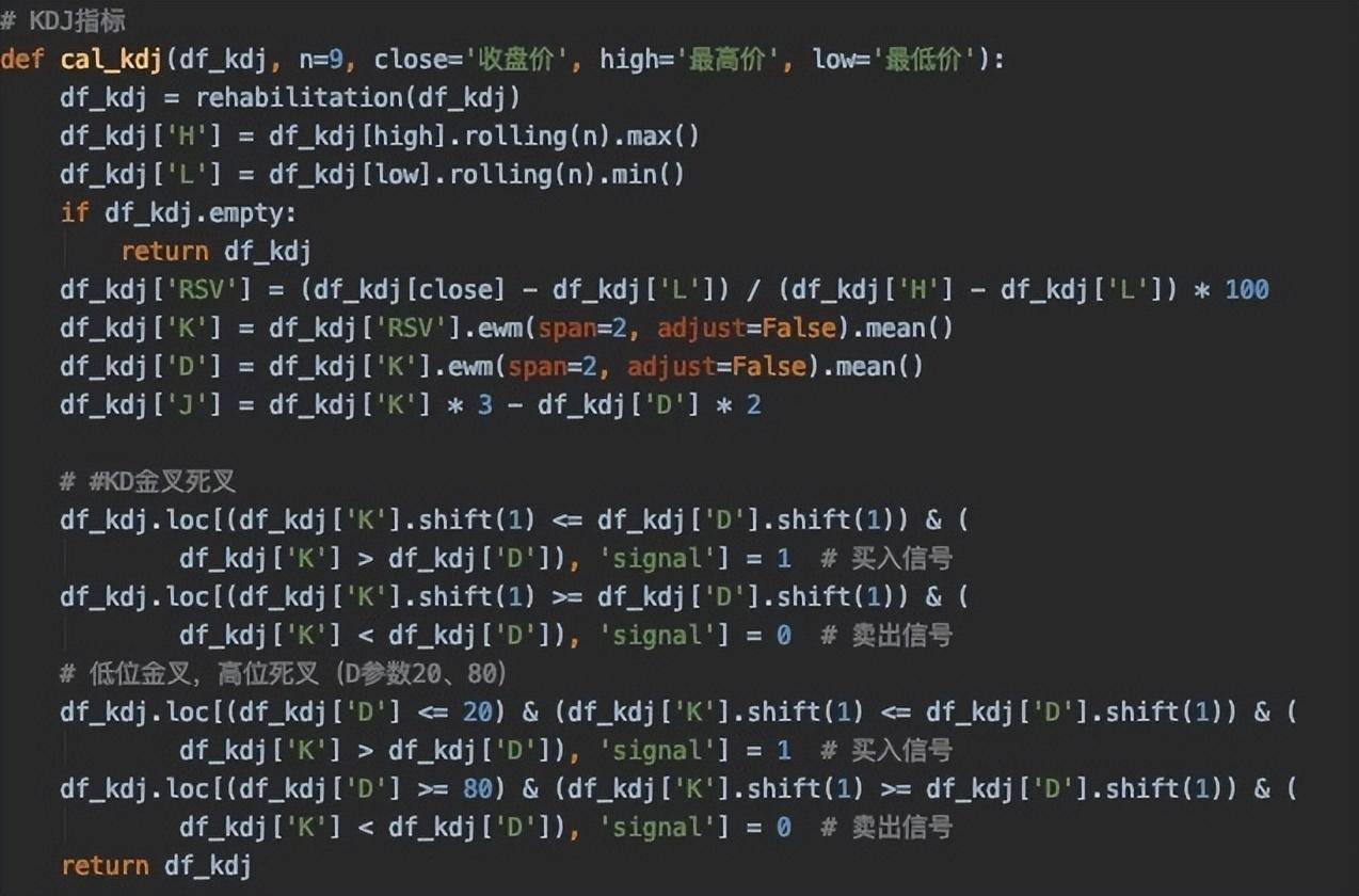 用python找出400多万次KDJ金叉死叉胜率有多高？附代码