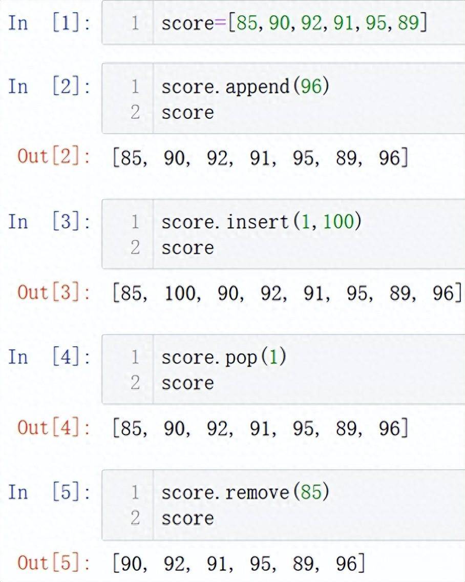 简单学Python列表相关的一些函数2