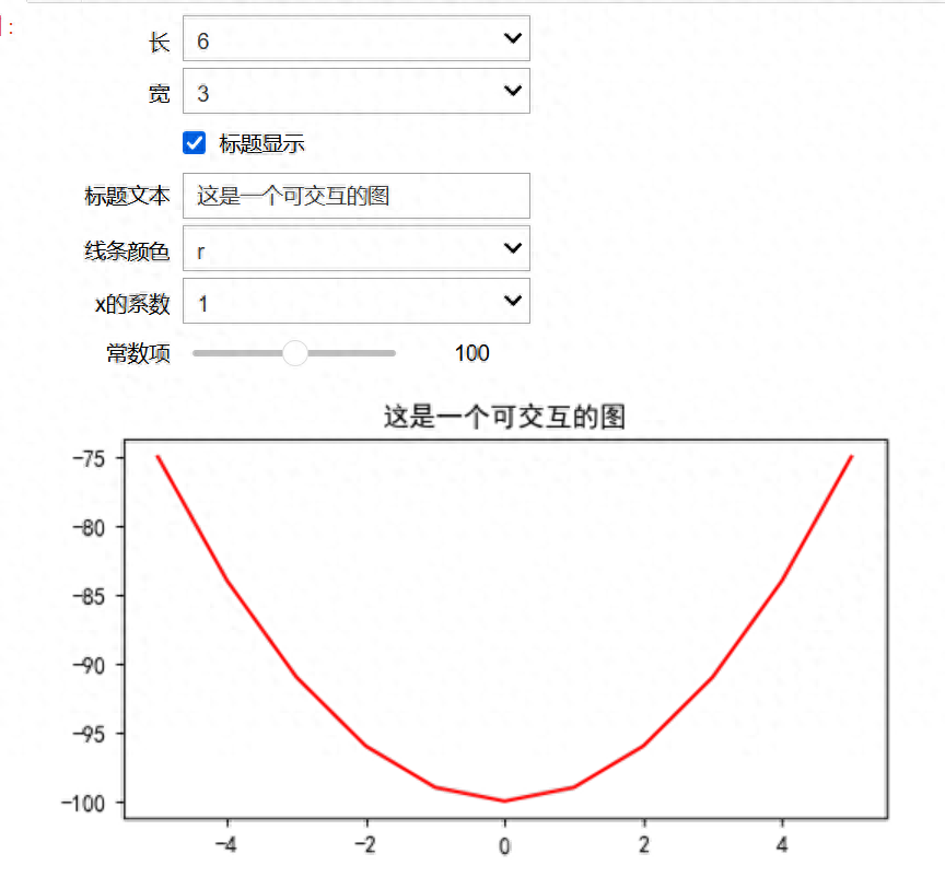 简单学Python做一个可交互的图结合ipywidgets库