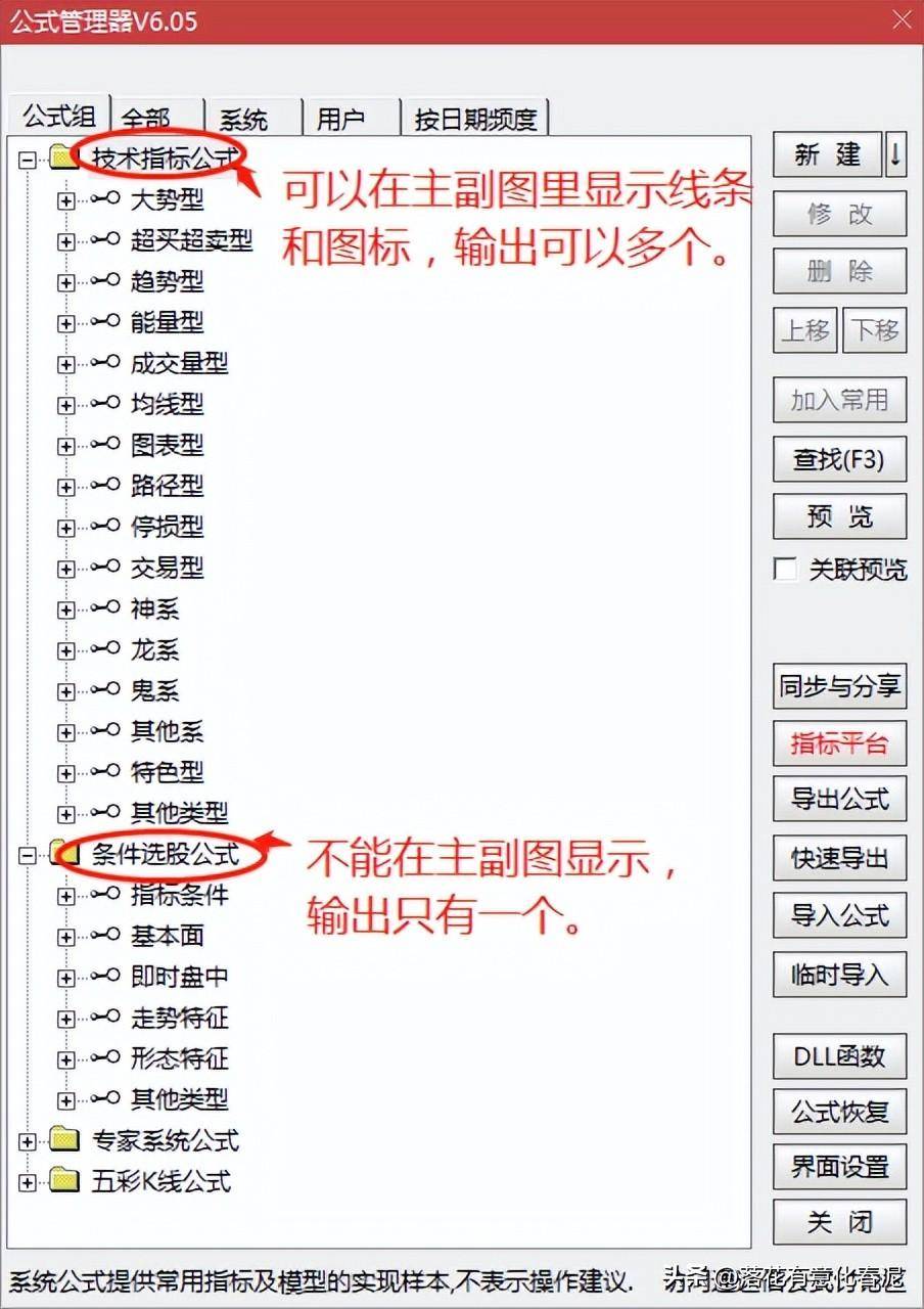 股票公式自学干货一认识公式管理器