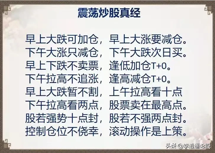 7条操盘精髓