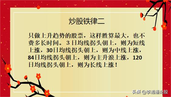 炒股铁律