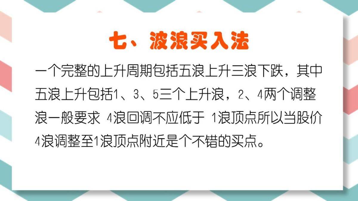 十大最佳买入法！