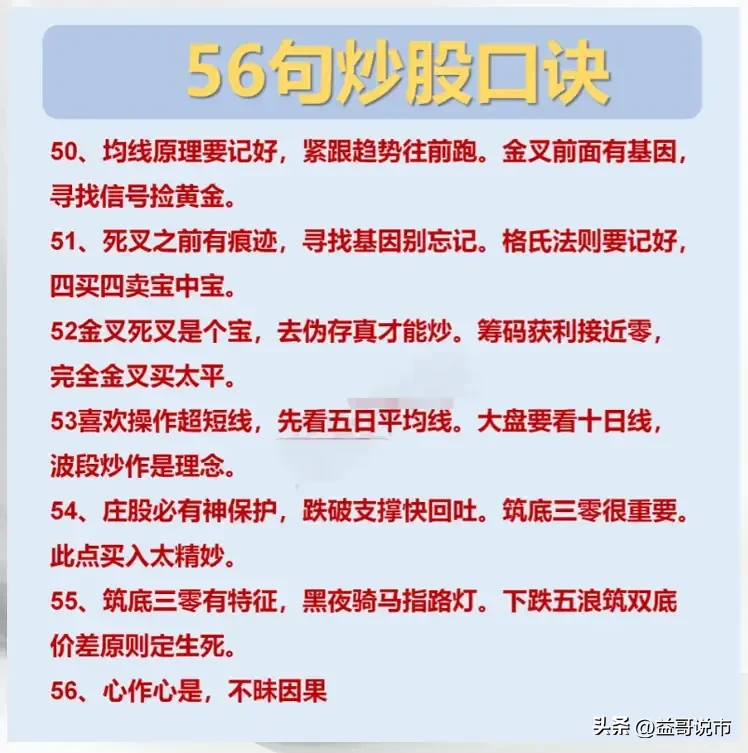分享炒股心得