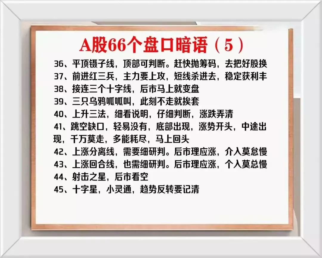 分享炒股心得