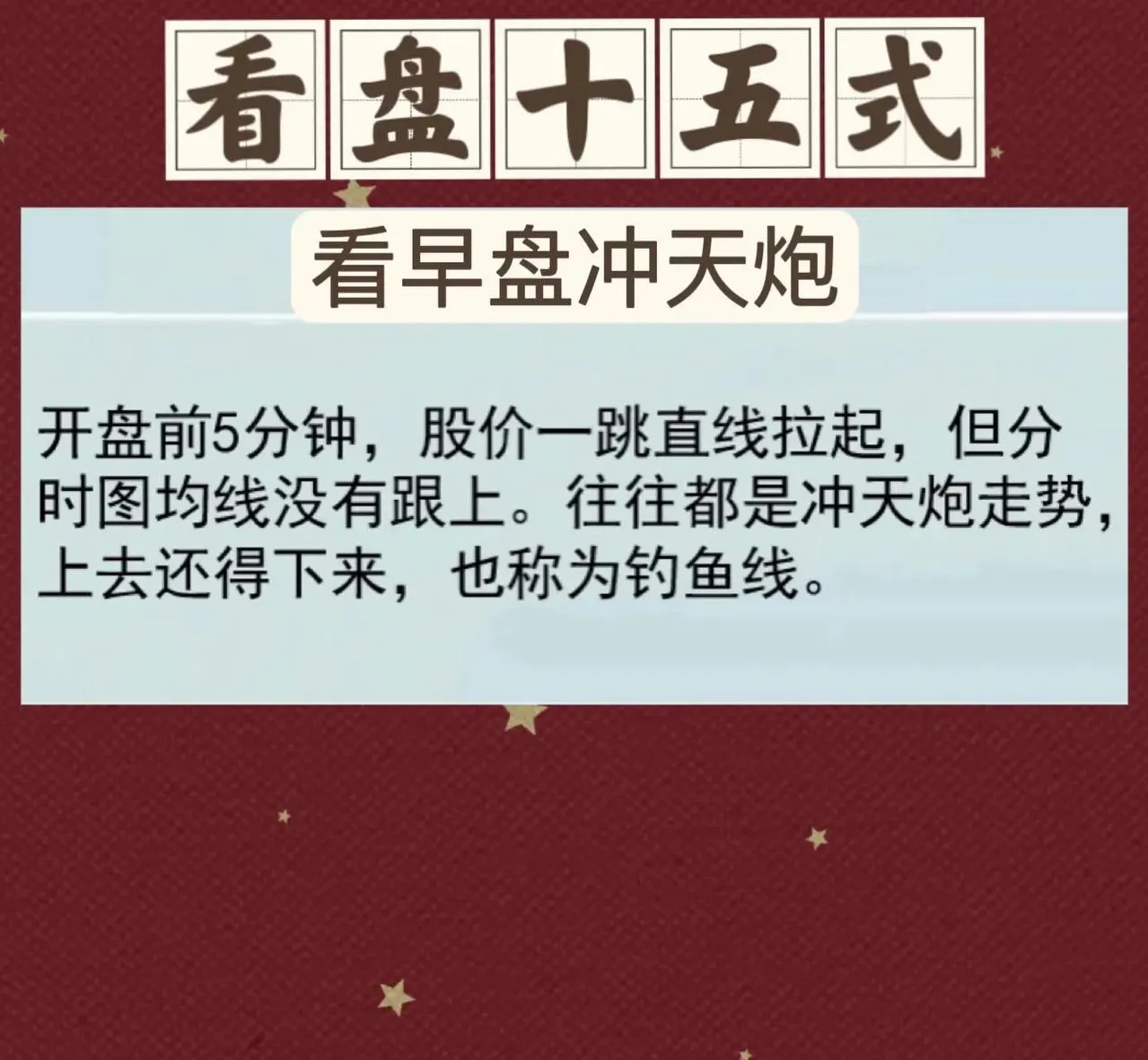 看盘十五式