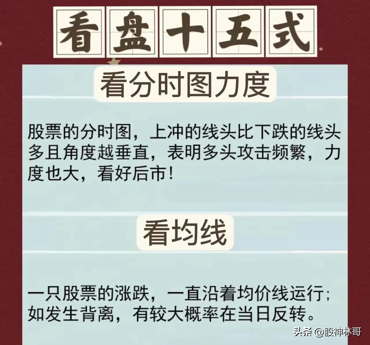 看盘十五式