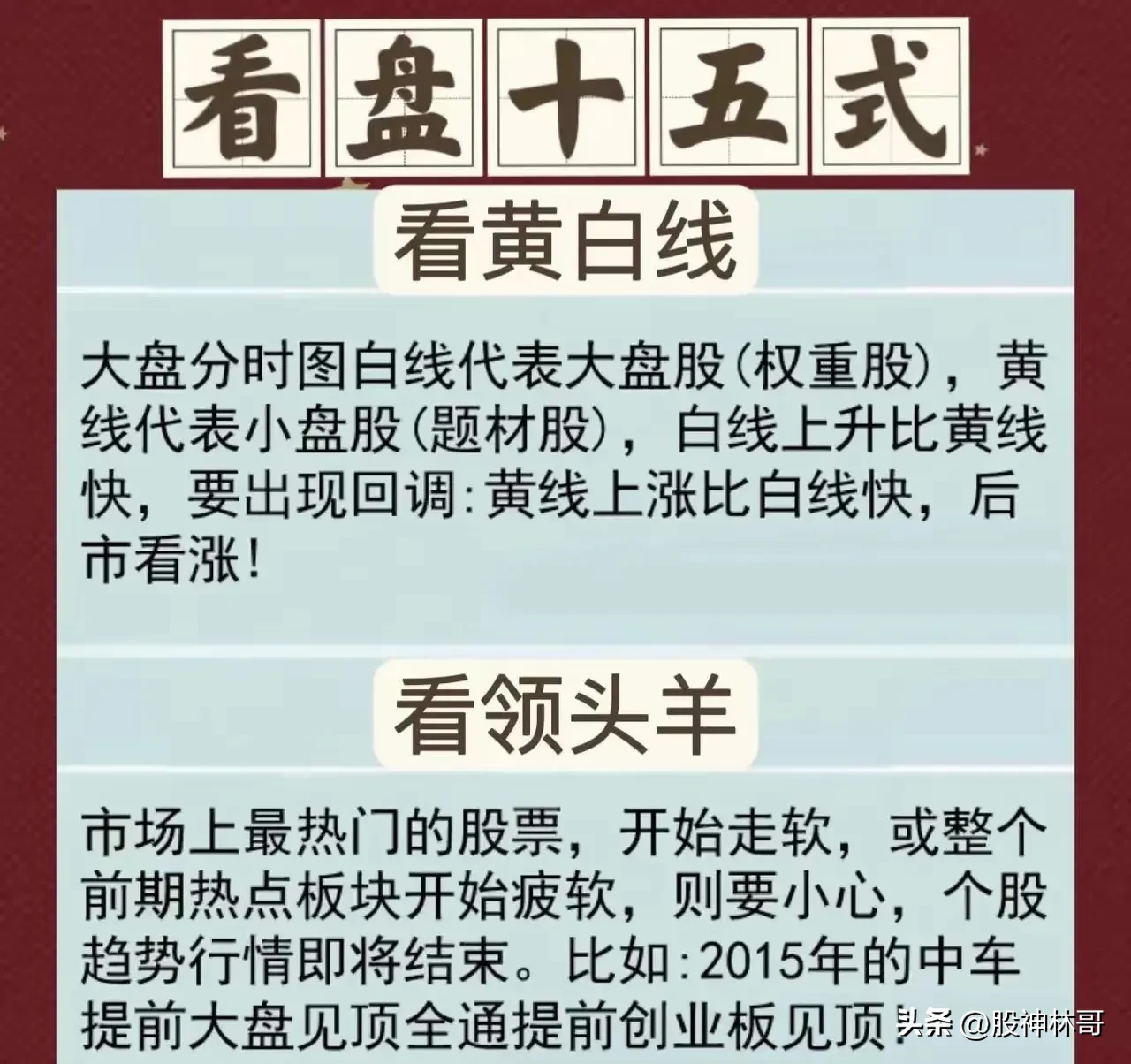 看盘十五式