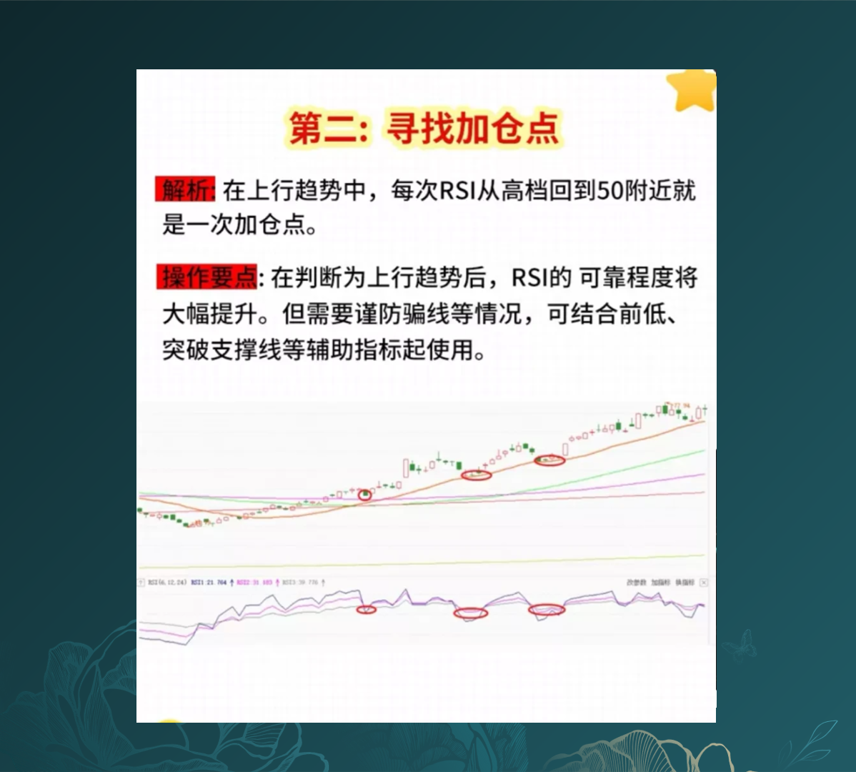 在看盘时我喜欢用最有用的4个指标其中一个就是RSI！今天分享给