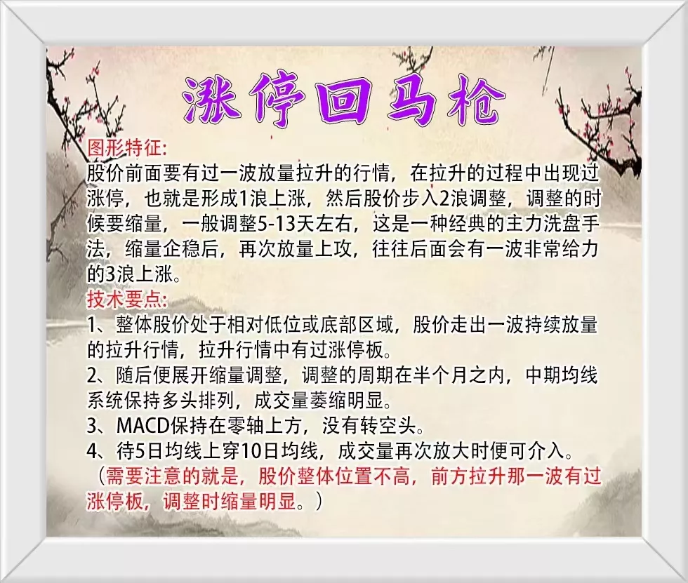 涨停回马枪需要注意事项