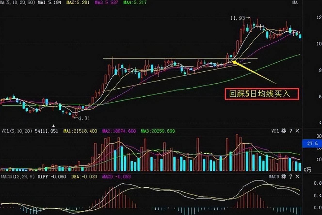 散户从来都没亏过的阴线买入法这才是真正的追涨不追高！