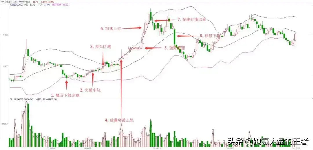 王者股道BOLL擒牛术节选BOLL指标实战案例分析1