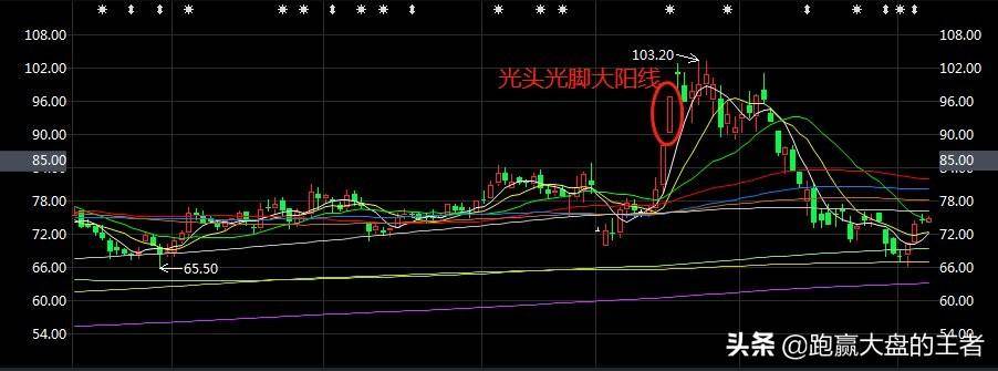 大阳线的种类及操作要领