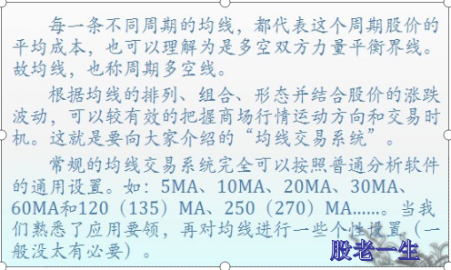 均线实战技法