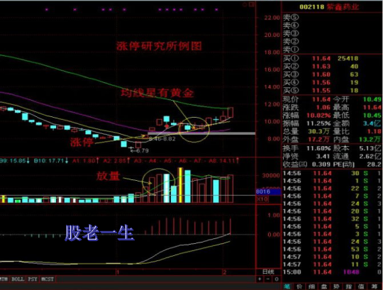 发掘均线上那颗点亮涨停板的十字星