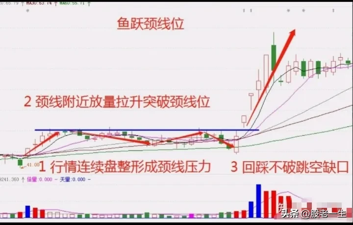 鱼跃颈线位