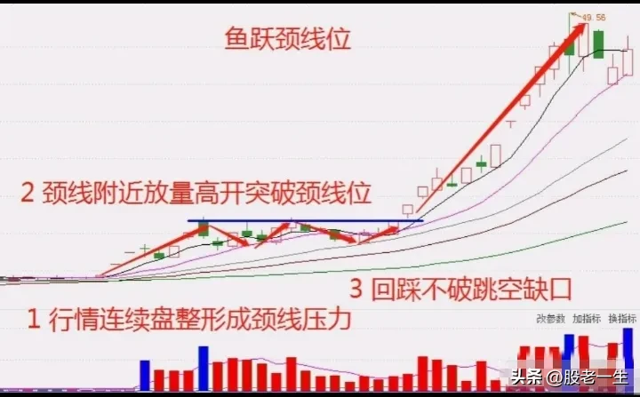 鱼跃颈线位