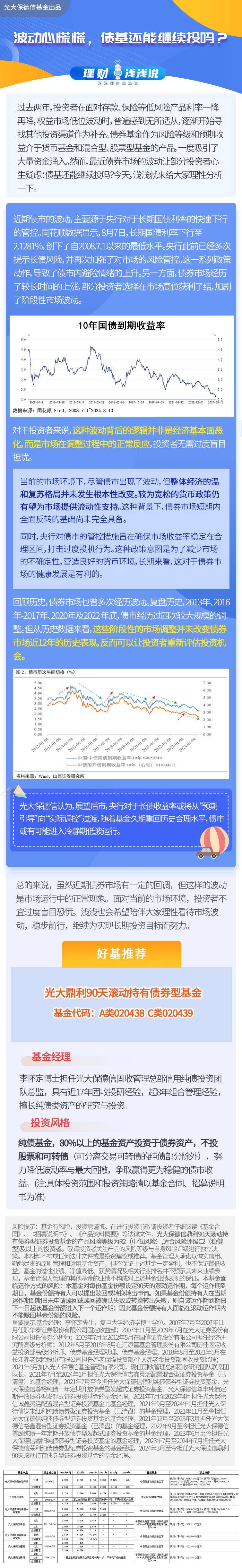 波动心慌慌债基还能继续投吗？