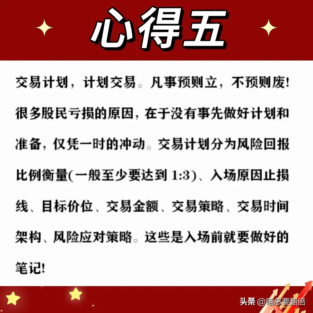 炒股心得分享