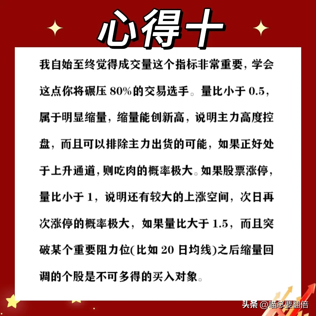 炒股心得分享
