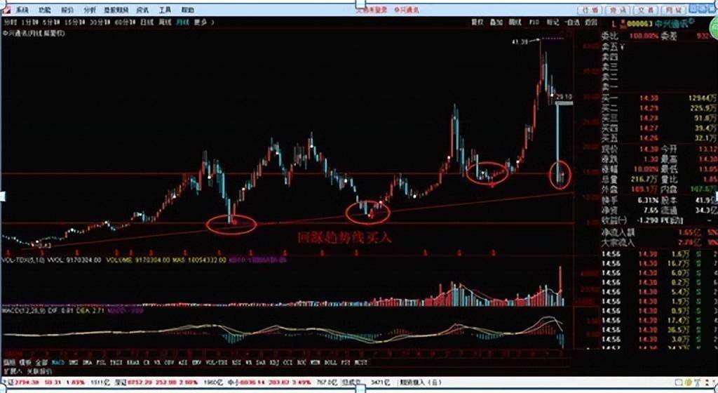 成功率颇高的方法月线看趋势周线看上下日线看买卖!
