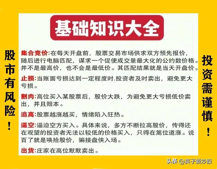 炒股基础知识大全