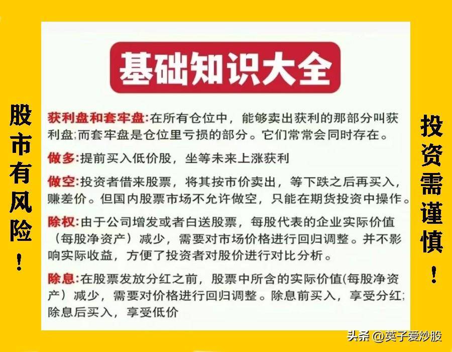 炒股基础知识大全